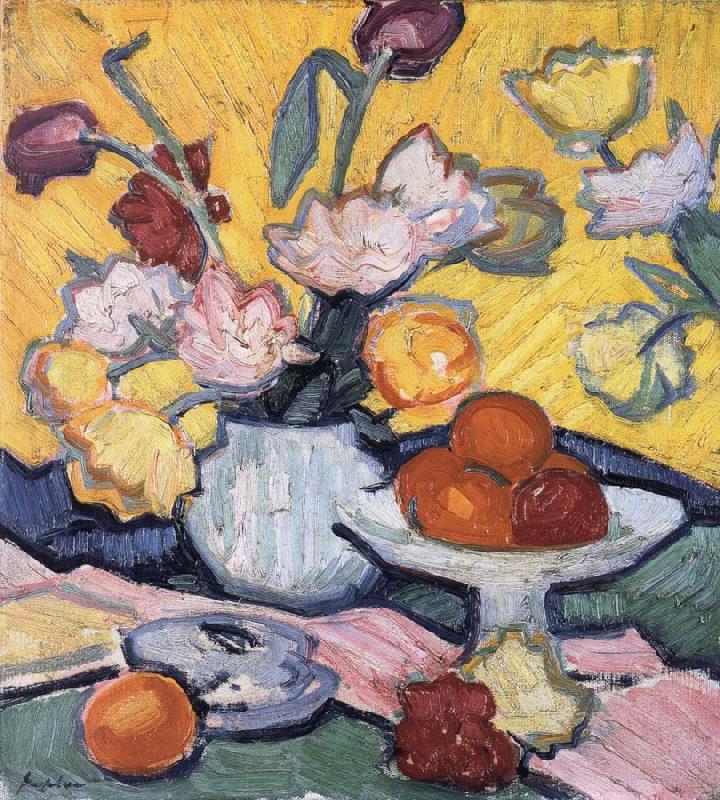 Samuel John Peploe Tulips and Cup Sweden oil painting art